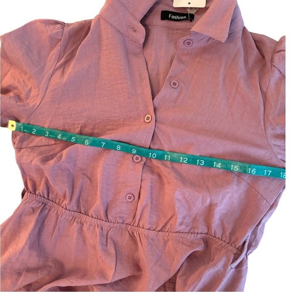 Fashion Elegant Mauve Tiered Ruffle  Maxi Dress size Small - Picture 10 of 15